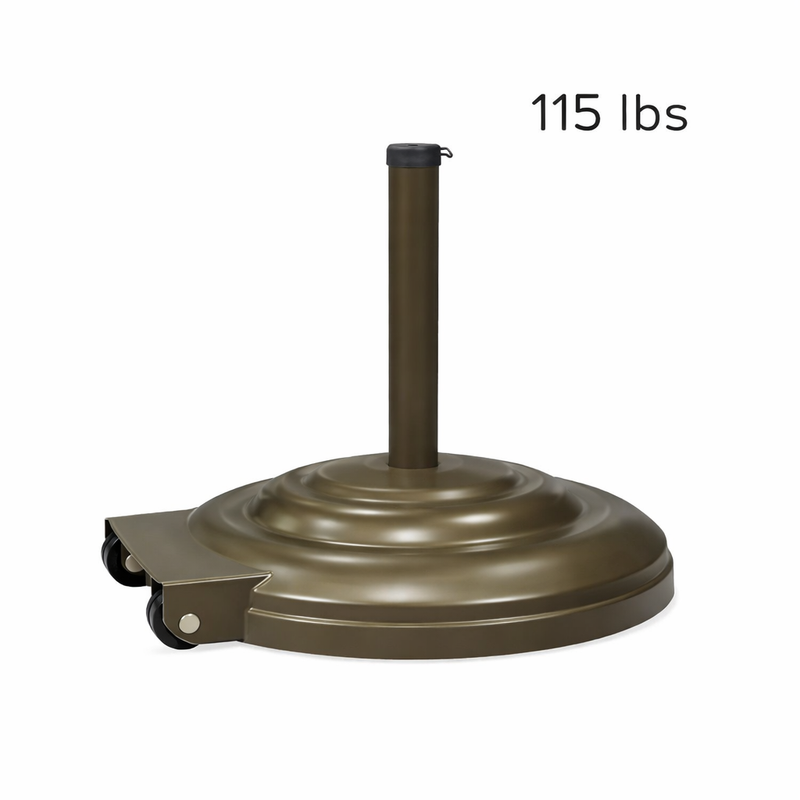Fiberbuilt Aluminum Umbrella Base - 115lbs