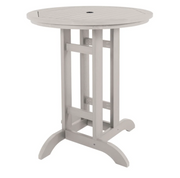 Sequoia harbor gray bar table on a white background.  