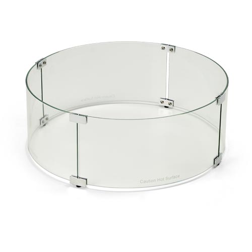 HPC 48 inch tempered glass guard on a white background.  