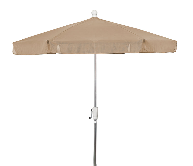 Fiberbuilt 7.5FT Hexagon Garden Umbrella with Vinyl-Coated Canopy