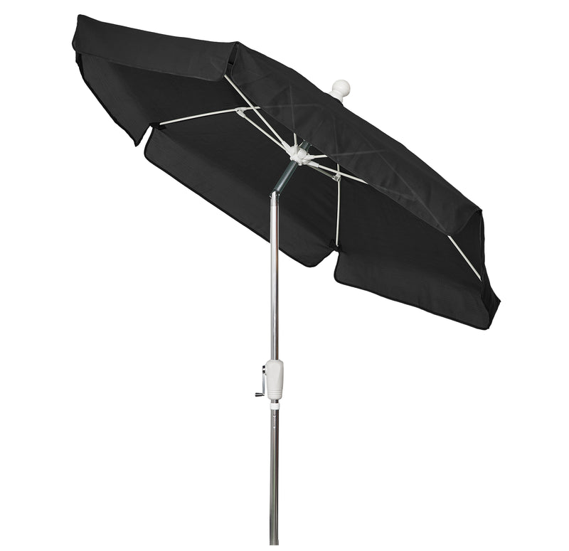 Fiberbuilt 7.5FT Hexagon Garden Umbrella with Vinyl-Coated Canopy
