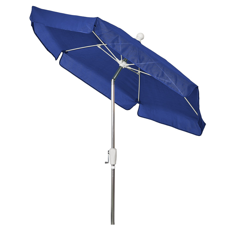 Fiberbuilt 7.5FT Hexagon Garden Umbrella with Vinyl-Coated Canopy