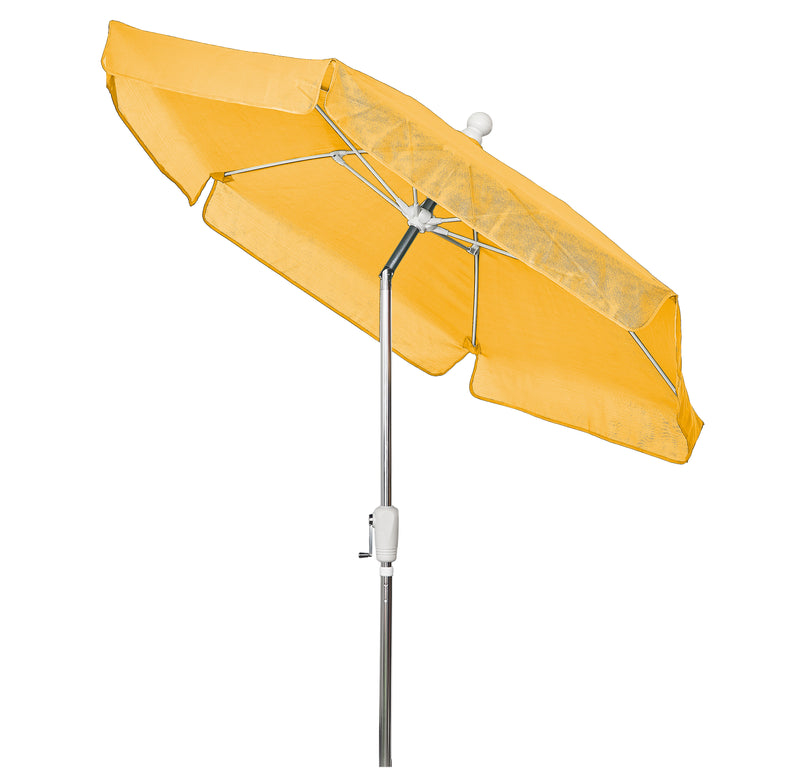 Fiberbuilt 7.5FT Hexagon Garden Umbrella with Vinyl-Coated Canopy