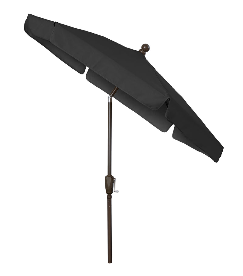 Fiberbuilt 7.5FT Hexagon Garden Umbrella with Vinyl-Coated Canopy
