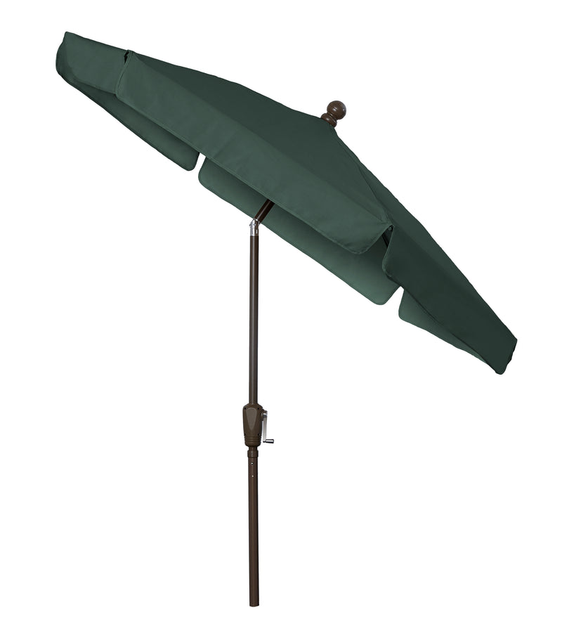 Fiberbuilt 7.5FT Hexagon Garden Umbrella with Vinyl-Coated Canopy