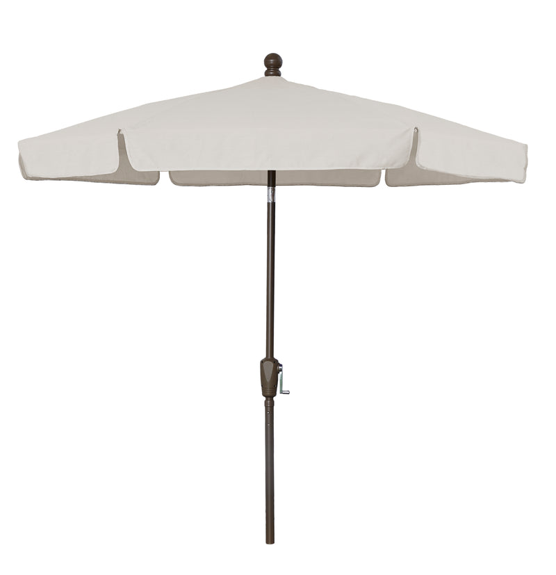 Fiberbuilt 7.5FT Hexagon Garden Umbrella with Vinyl-Coated Canopy
