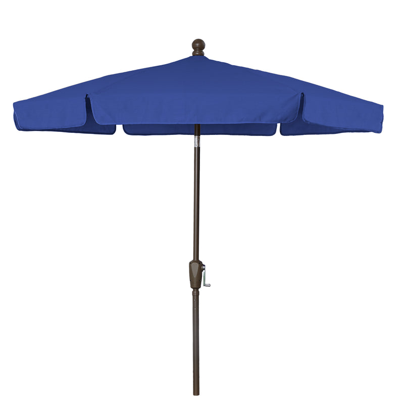 Fiberbuilt 7.5FT Hexagon Garden Umbrella with Vinyl-Coated Canopy