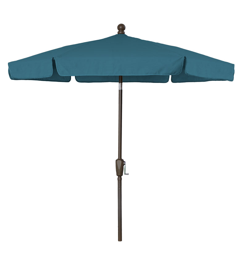 Fiberbuilt 7.5FT Hexagon Garden Umbrella with Vinyl-Coated Canopy