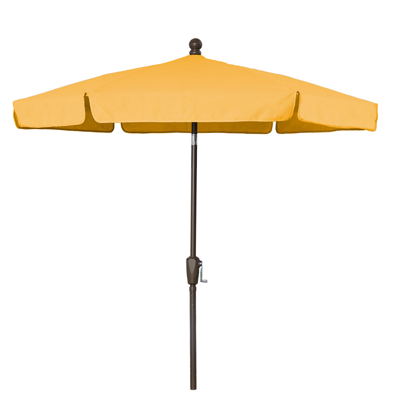 Fiberbuilt 7.5FT Hexagon Garden Umbrella with Vinyl-Coated Canopy