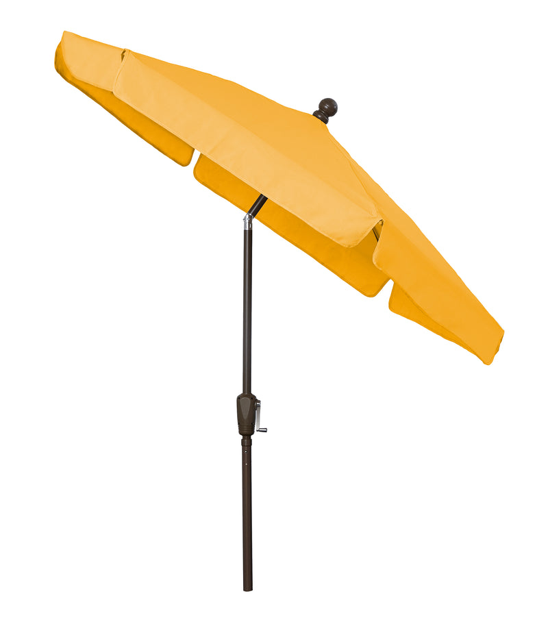 Fiberbuilt 7.5FT Hexagon Garden Umbrella with Vinyl-Coated Canopy