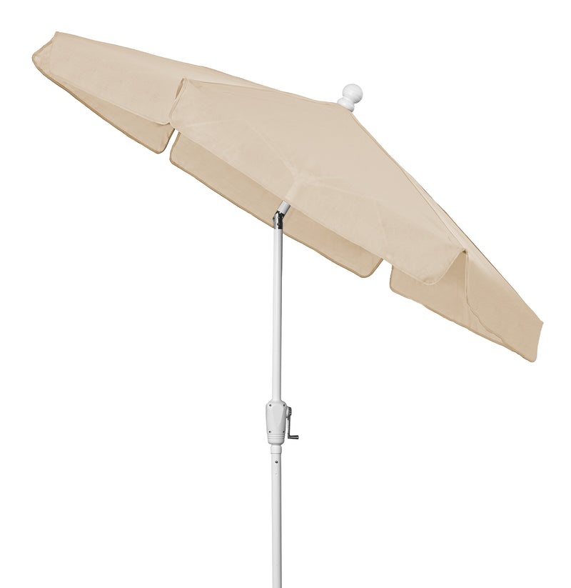 Fiberbuilt 7.5FT Hexagon Garden Umbrella with Vinyl-Coated Canopy