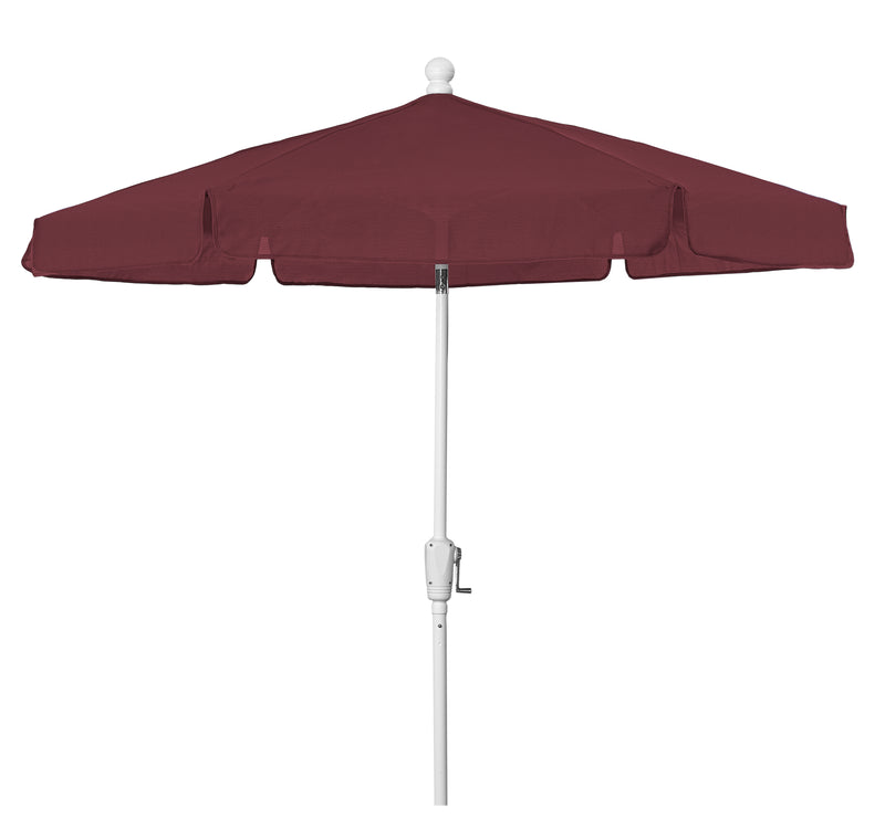 Fiberbuilt 7.5FT Hexagon Garden Umbrella with Vinyl-Coated Canopy