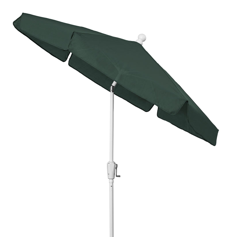 Fiberbuilt 7.5FT Hexagon Garden Umbrella with Vinyl-Coated Canopy