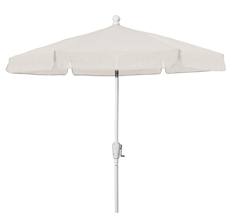 Fiberbuilt 7.5FT Hexagon Garden Umbrella with Vinyl-Coated Canopy