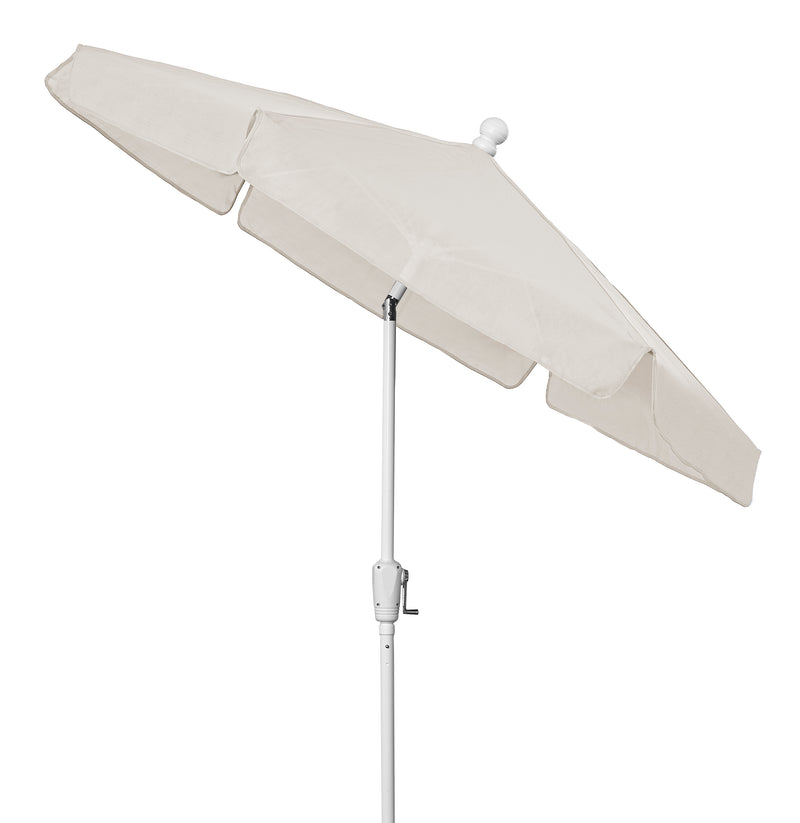 Fiberbuilt 7.5FT Hexagon Garden Umbrella with Vinyl-Coated Canopy