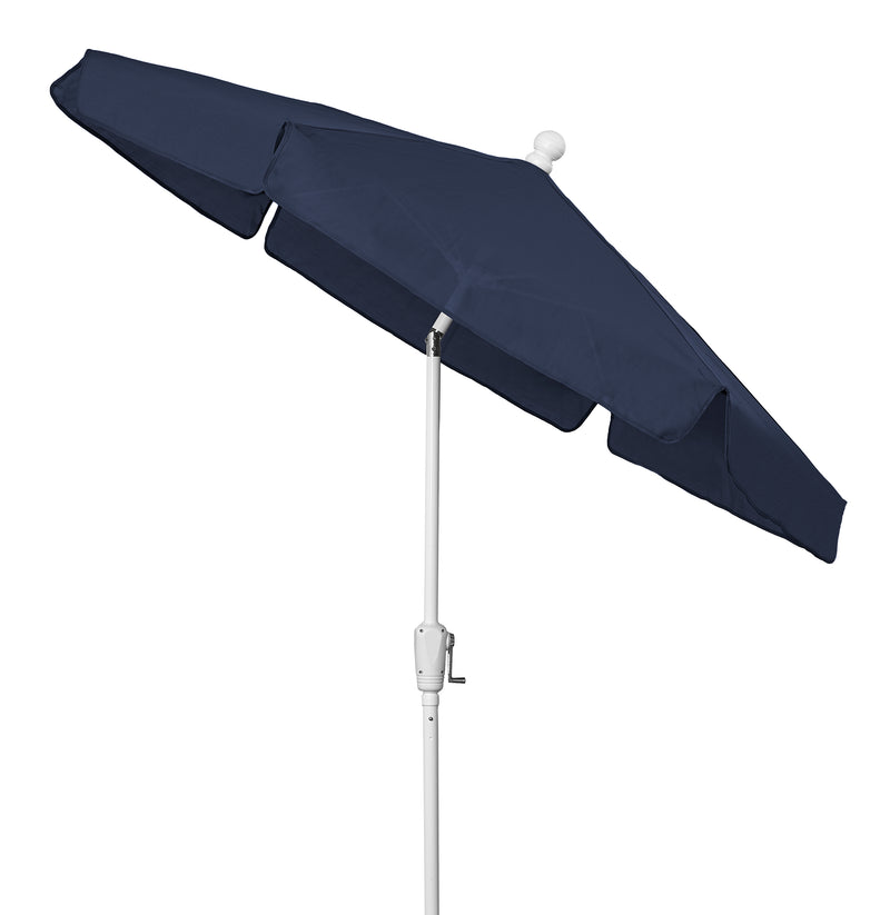 Fiberbuilt 7.5FT Hexagon Garden Umbrella with Vinyl-Coated Canopy