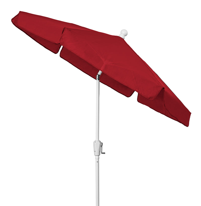 Fiberbuilt 7.5FT Hexagon Garden Umbrella with Vinyl-Coated Canopy