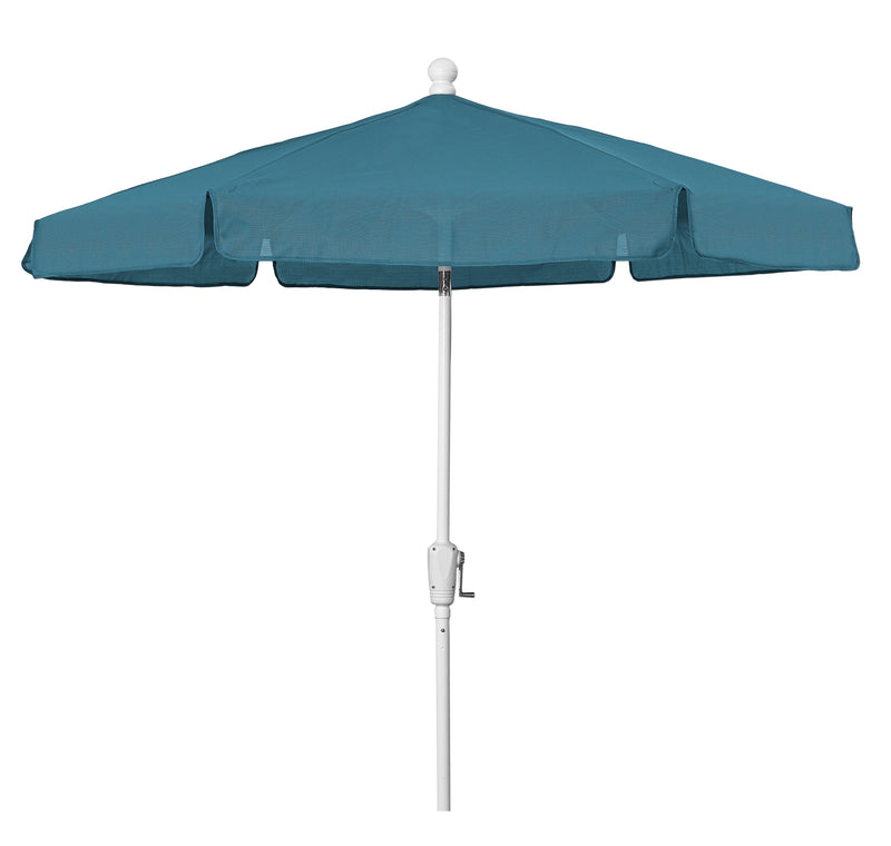 Fiberbuilt 7.5FT Hexagon Garden Umbrella with Vinyl-Coated Canopy
