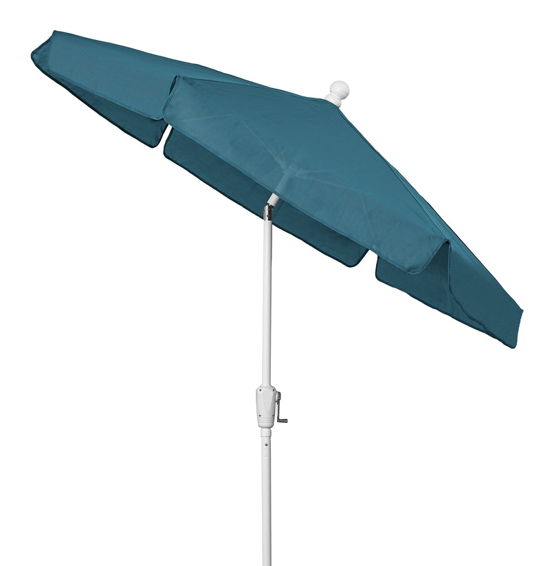 Fiberbuilt 7.5FT Hexagon Garden Umbrella with Vinyl-Coated Canopy