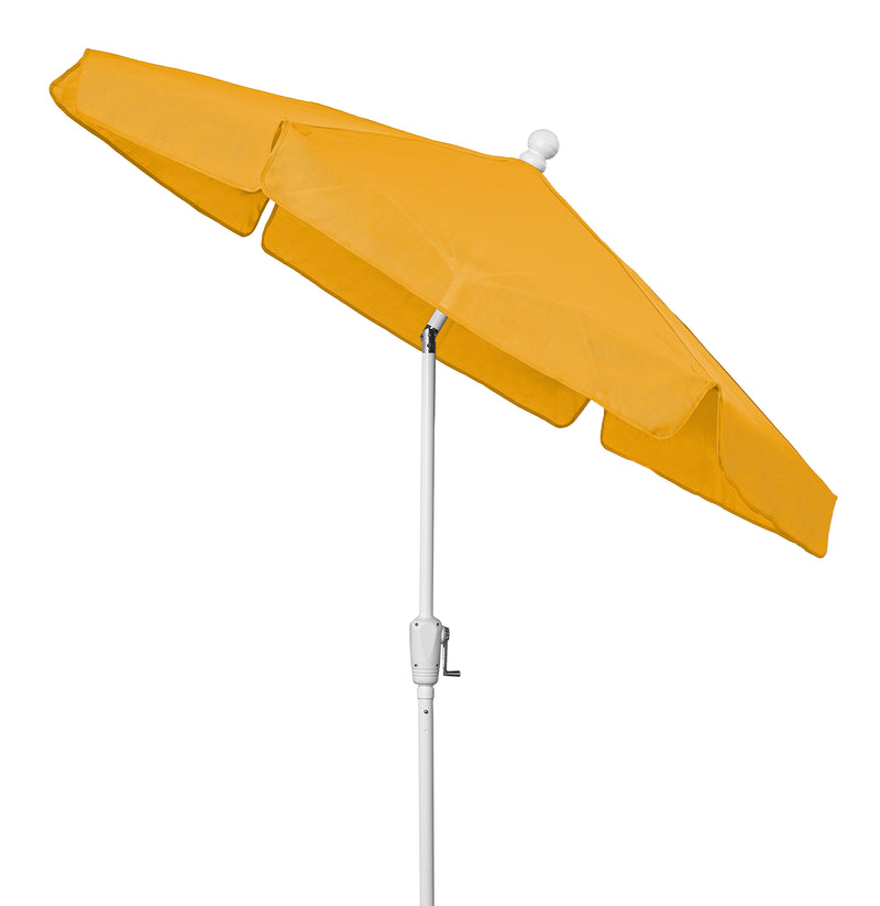 Fiberbuilt 7.5FT Hexagon Garden Umbrella with Vinyl-Coated Canopy