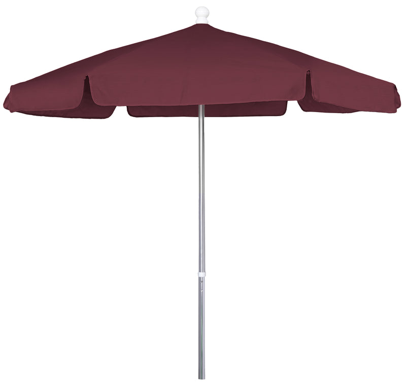 Fiberbuilt 7.5FT Hexagon Garden Umbrella with Vinyl-Coated Canopy