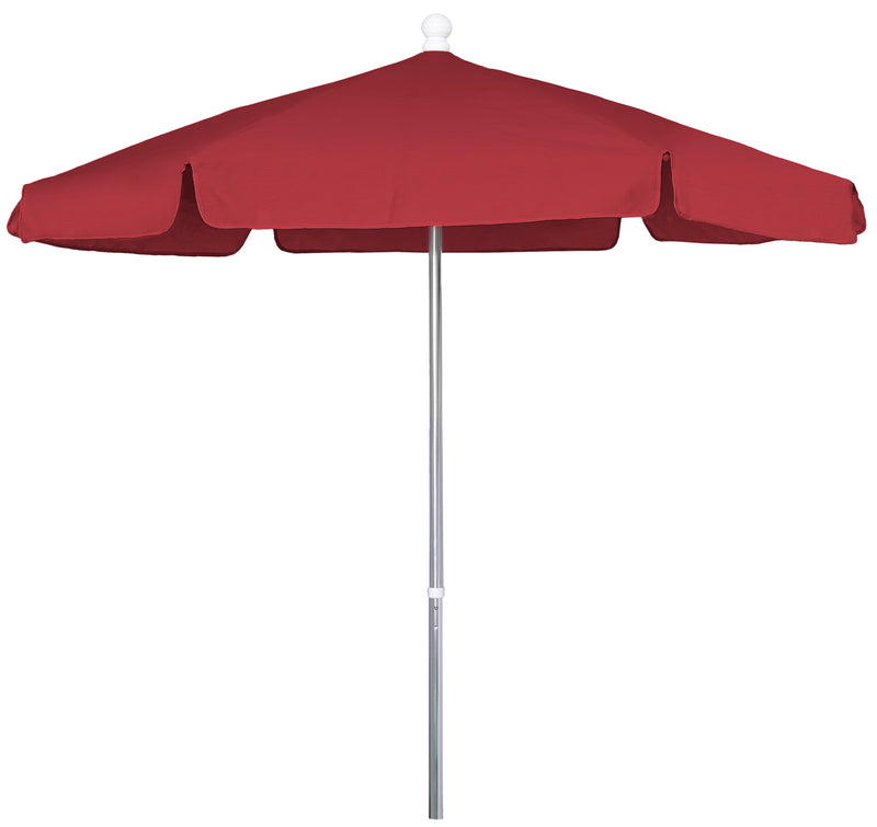 Fiberbuilt 7.5FT Hexagon Garden Umbrella with Vinyl-Coated Canopy