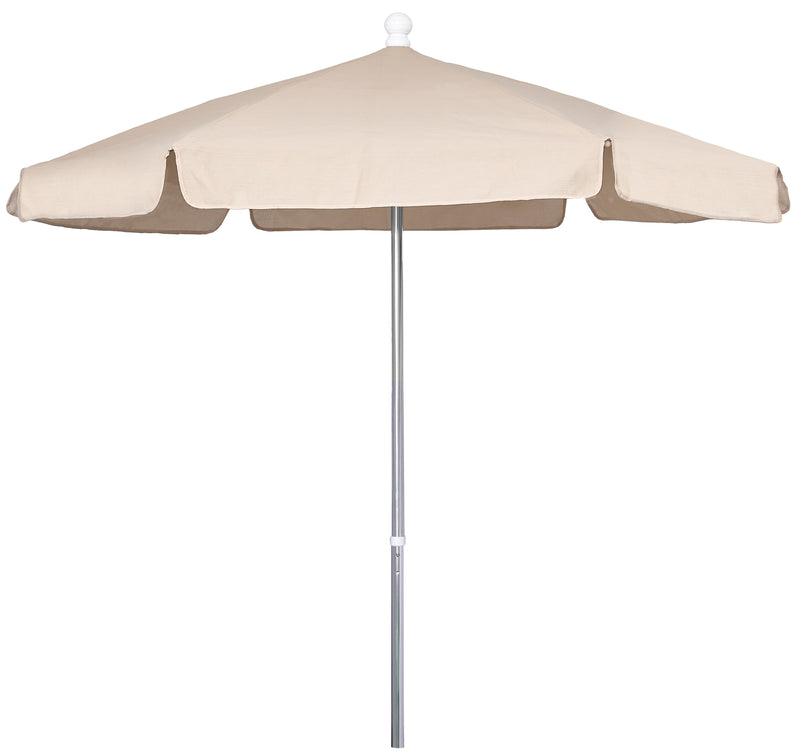 Fiberbuilt 7.5FT Hexagon Garden Umbrella with Vinyl-Coated Canopy