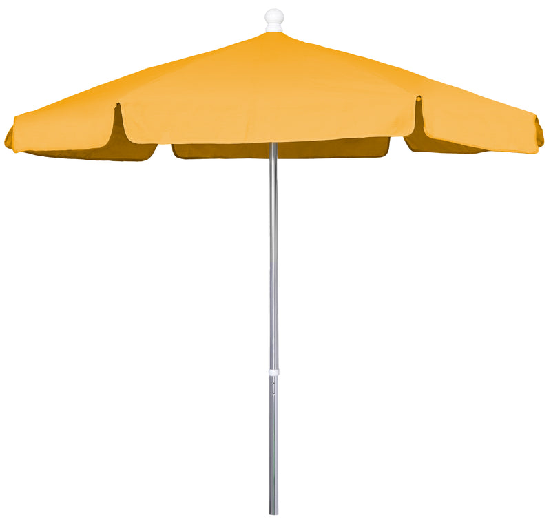Fiberbuilt 7.5FT Hexagon Garden Umbrella with Vinyl-Coated Canopy