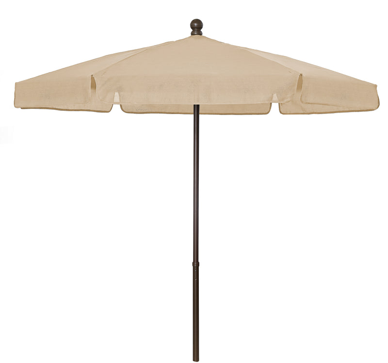 Fiberbuilt 7.5FT Hexagon Garden Umbrella with Vinyl-Coated Canopy