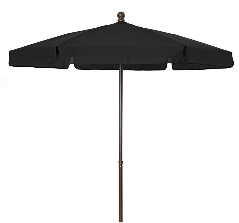 Fiberbuilt 7.5FT Hexagon Garden Umbrella with Vinyl-Coated Canopy