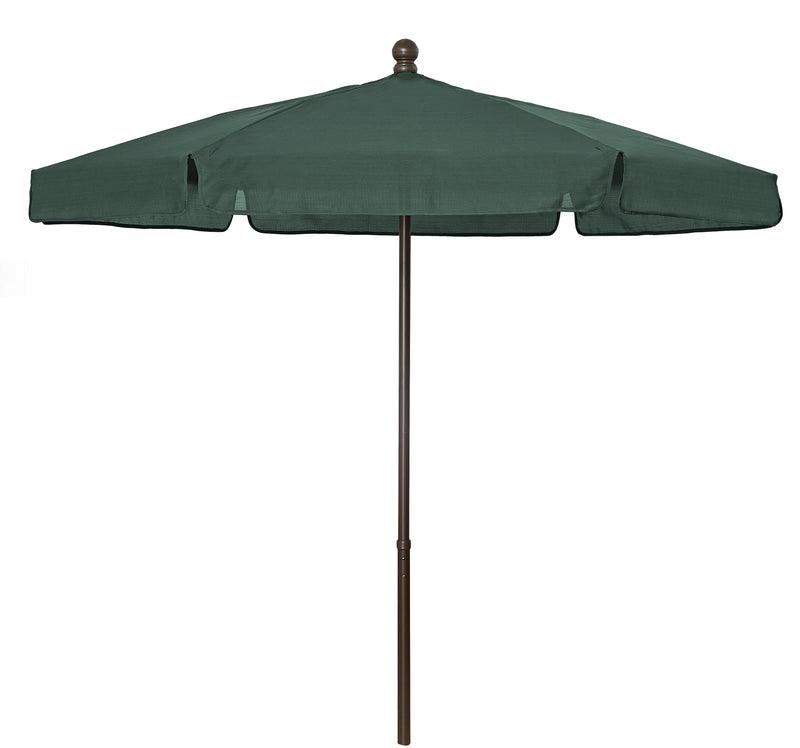 Fiberbuilt 7.5FT Hexagon Garden Umbrella with Vinyl-Coated Canopy