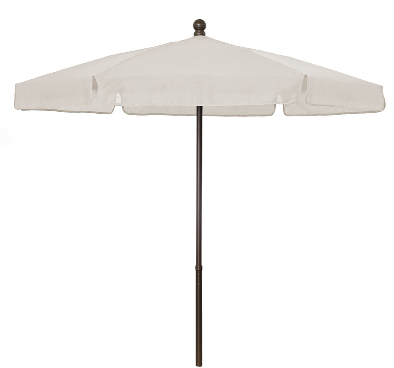 Fiberbuilt 7.5FT Hexagon Garden Umbrella with Vinyl-Coated Canopy