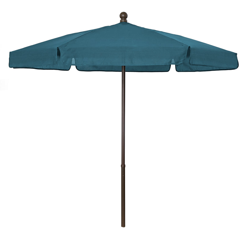 Fiberbuilt 7.5FT Hexagon Garden Umbrella with Vinyl-Coated Canopy