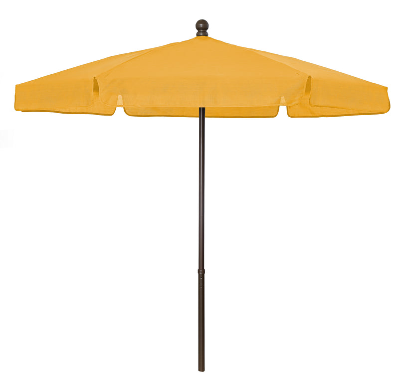 Fiberbuilt 7.5FT Hexagon Garden Umbrella with Vinyl-Coated Canopy
