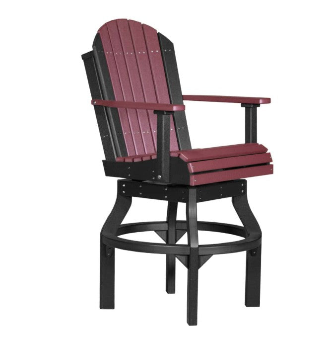 Chair cherry seat and backrest on a white background