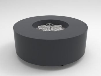 HPC - 48" Round Metal Fire Pit Enclosure with TOR - PENTA24 MLFPK-FLEX Burner System