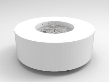 HPC - 48" Round Metal Fire Pit Enclosure with TOR - PENTA24 MLFPK-FLEX Burner System