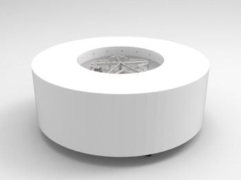 HPC - 48" Round Metal Fire Pit Enclosure with TOR - PENTA24 MLFPK-FLEX Burner System