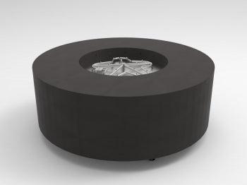 HPC - 48" Round Metal Fire Pit Enclosure with TOR - PENTA24 MLFPK-FLEX Burner System