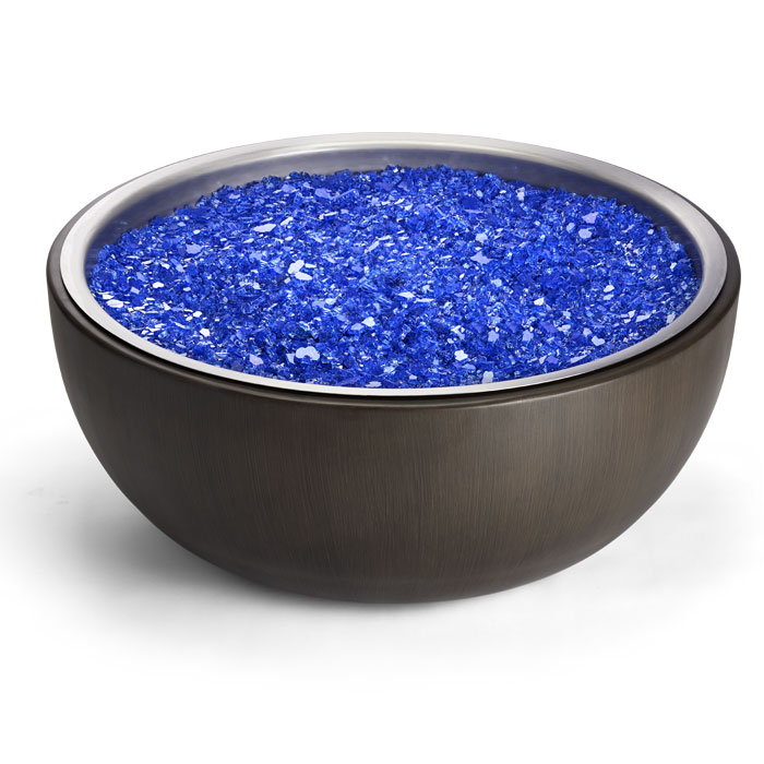 HPC - 35" Spun Aluminum Fire Bowl - Match Lit