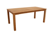 Anderson Teak 70" Bahama rectangular table on a white background. 