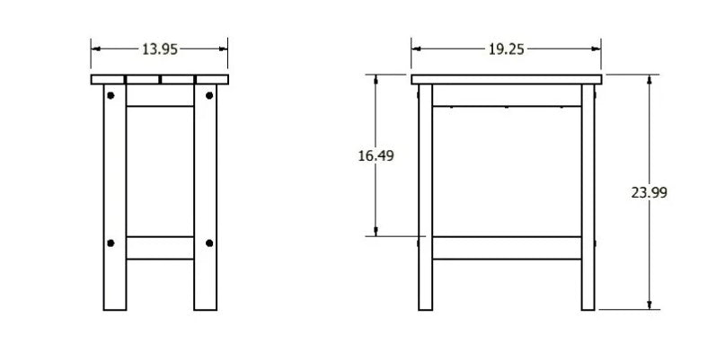 SEQUOIA - Blue Ridge 3pc Counter Height Balcony Set
