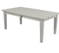 Gray outdoor table on a white background