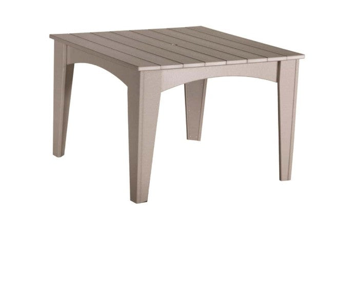WEATHERWOOD OUTDOOR SQUARE TABLE