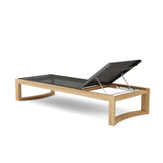 Junus Sun Lounger back side image on a white background.  