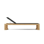 Junus Sun Lounger side image on a white background.  