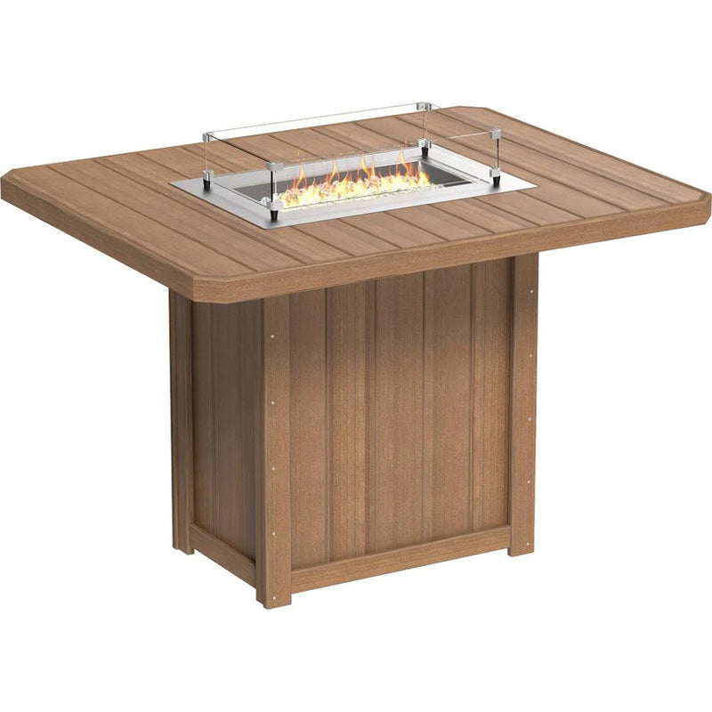LuxCraft - Lumin Fire Table 62" Rectangular