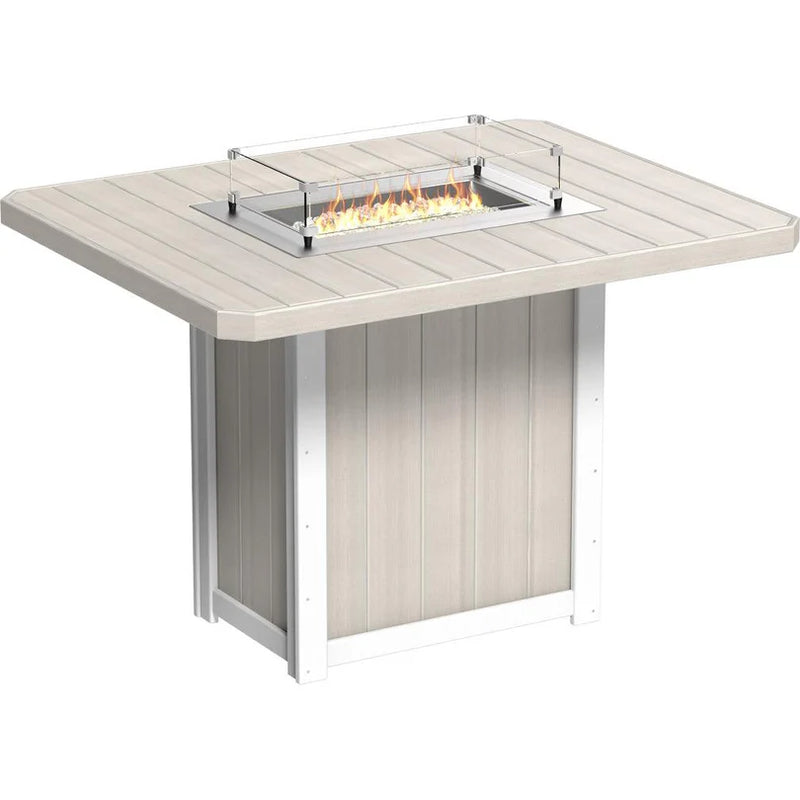 LuxCraft - Lumin Fire Table 62" Rectangular
