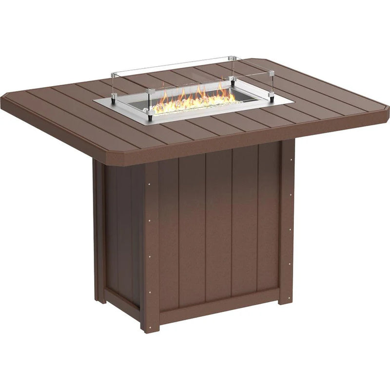 LuxCraft - Lumin Fire Table 62" Rectangular