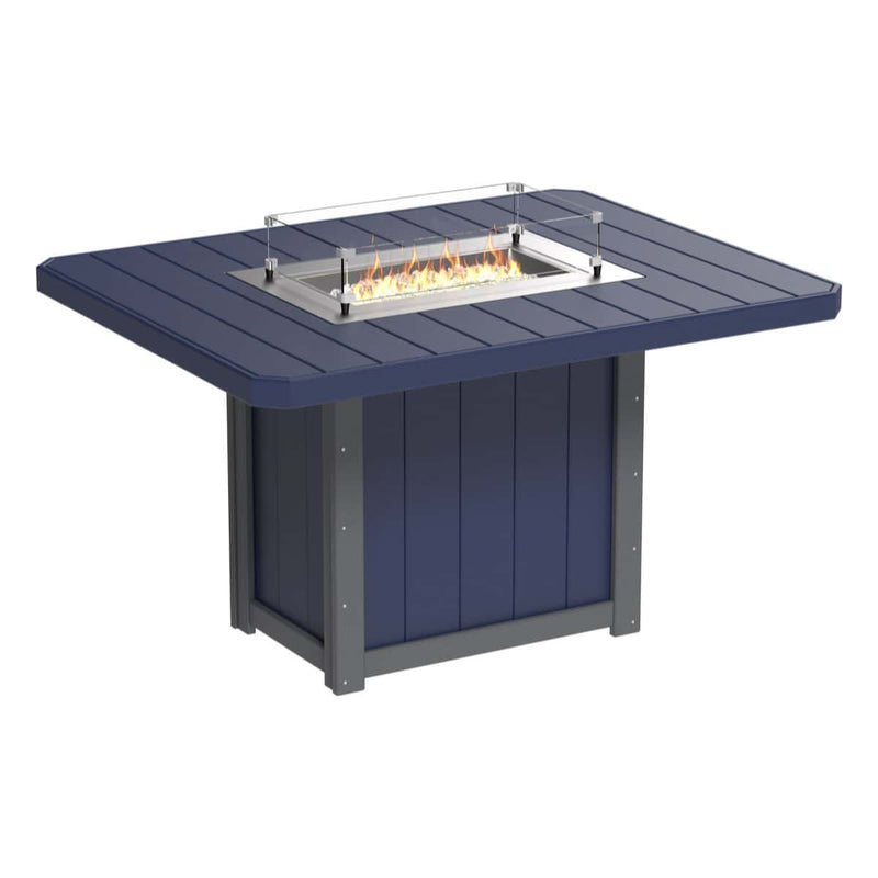 LuxCraft - Lumin Fire Table 62" Rectangular